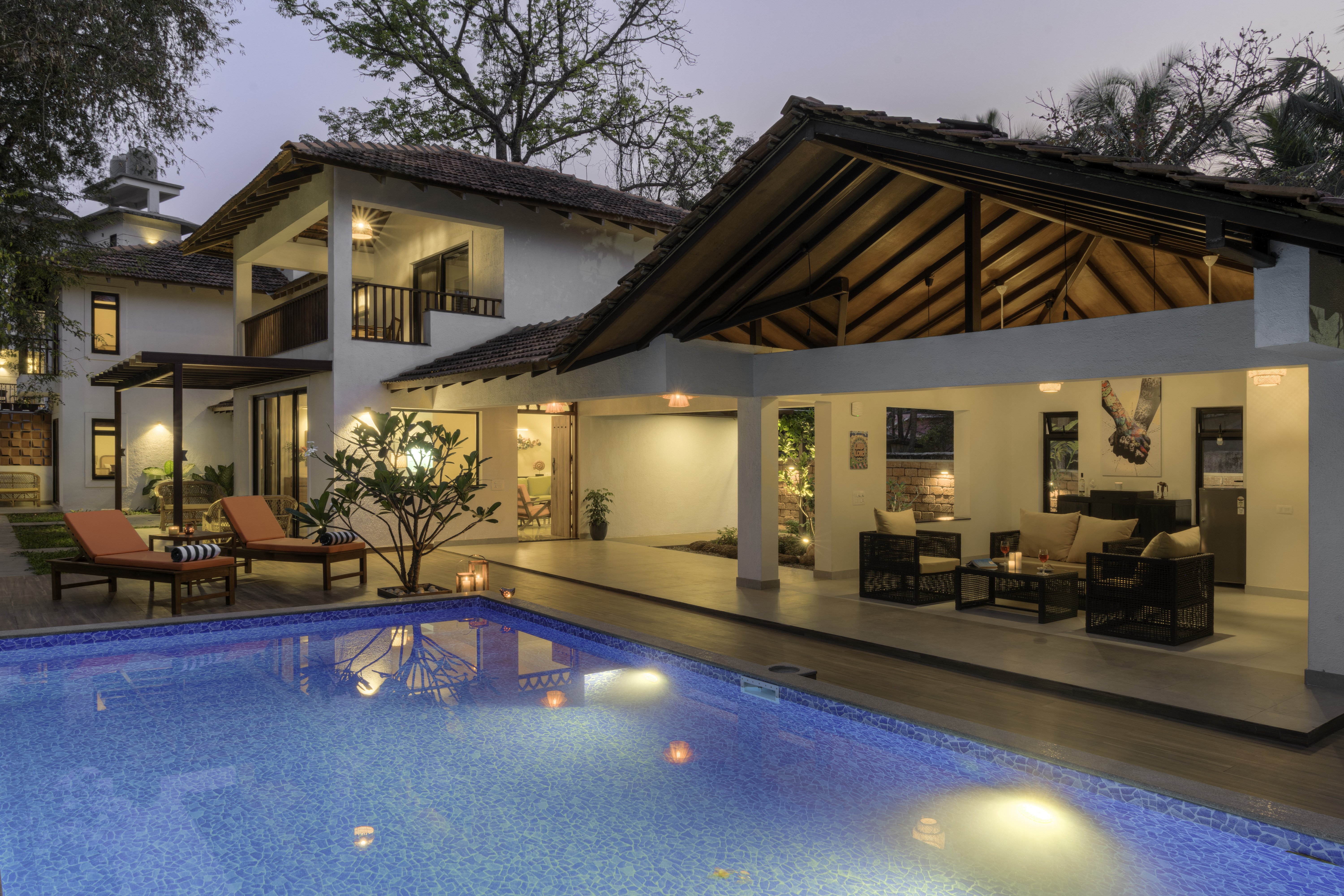 Luxury villas in Anjuna, North Goa, India LT345