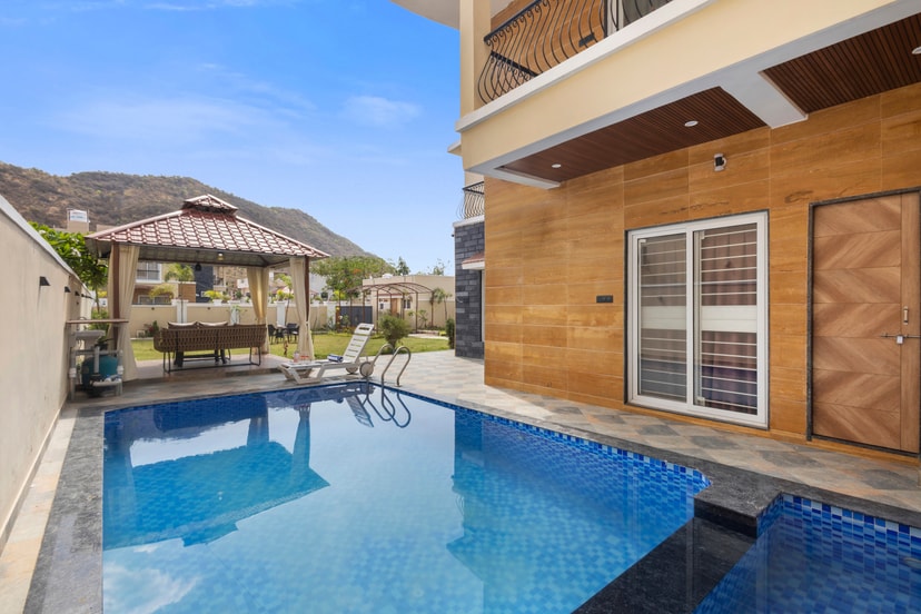 LTR333 | Country-Style 3-BHK Villa with Private pool, Gazebo and Landscaped Garden